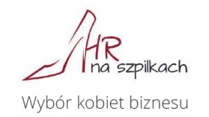 logo HR na szpilkach